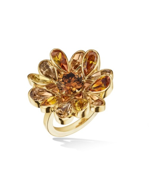 Diamond jewelry on a white background